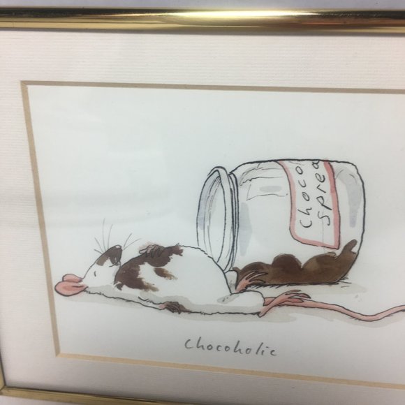 Vintage Art Reproduction of Chocoholic Mouse - Picture 15 of 15